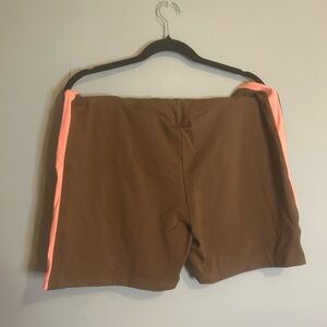 🛍️2/$20🛍️PINK Victoria's Secret Brown and Pink Athletic Shorts